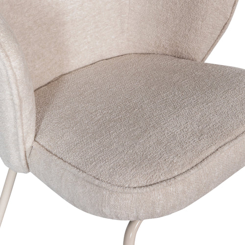 BePureHome eetkamerstoelen Admit - Polyester - Pebble - Set van 2 - vtwonen shop