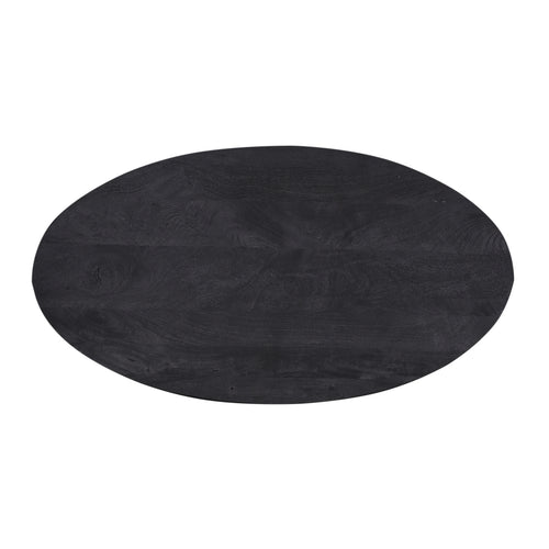 Giga Meubel Salontafel Mansour - Zwart Mangohout - 130x70x40cm - vtwonen shop