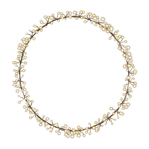 Luca Lighting Lichtkrans met Warm Witte LED Verlichting - Ø40 cm - Zwart - vtwonen shop