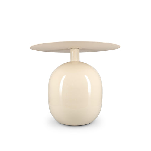 S|P Collection - Bijzettafel 50xH40cm metaal ivory Mio