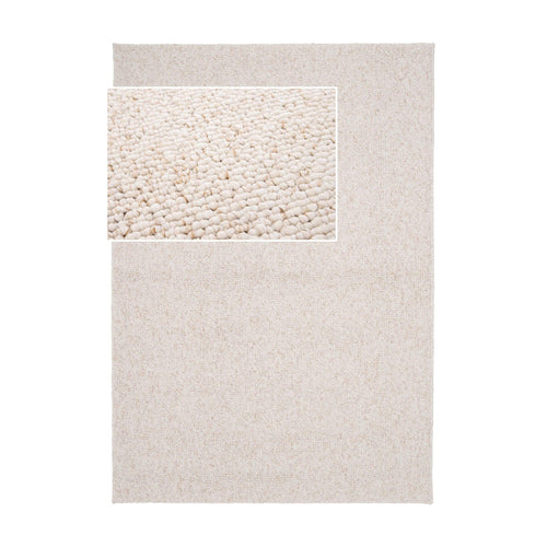AFK Living vloerkleed Sandstone - wasbaar - wit - 120 x 170 cm