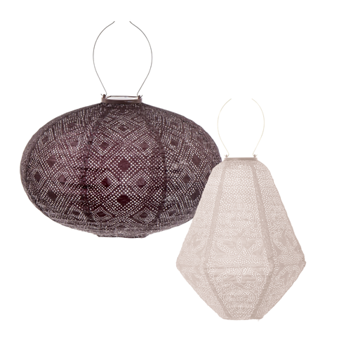 Lumiz Solar Lampion - Tuinverlichting - San Blas Set - 2 stuks