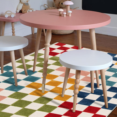 AFK Living vloerkleed Multi Carreaux - voor binnen en buiten - veelkleurig - 120 x 170 cm