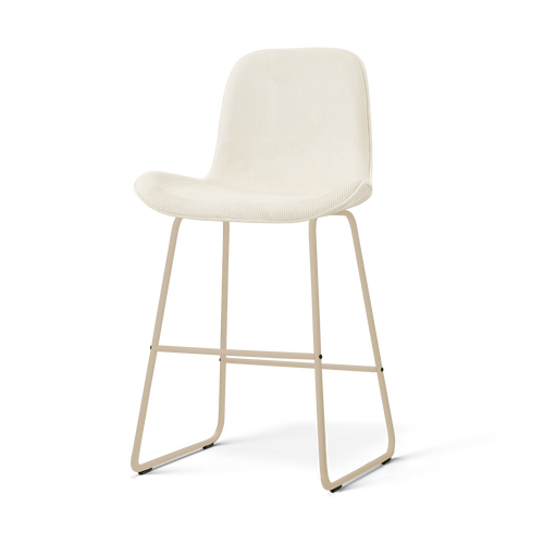Nolon Nino-Fé barkruk rib beige - beige onderstel - 65 cm