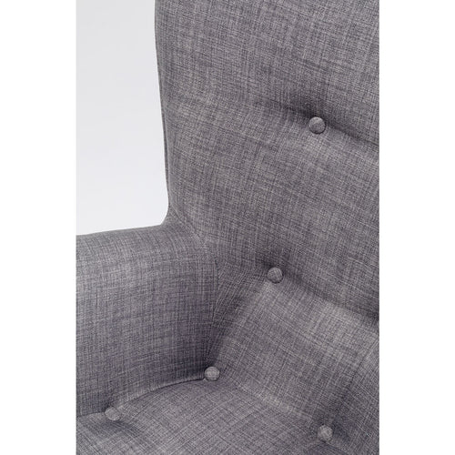 Kare Design Fauteuil Vicky donker grijs