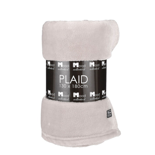 In The Mood Collection Famke Fleece Plaid - L180 x B130 cm - Beige