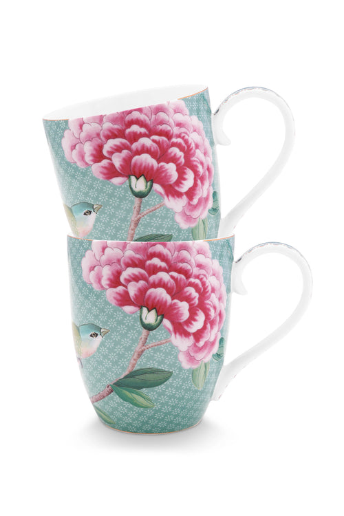 Pip Studio - Blushing Birds Mokken - Servies set van 2 - 450ml - vtwonen shop