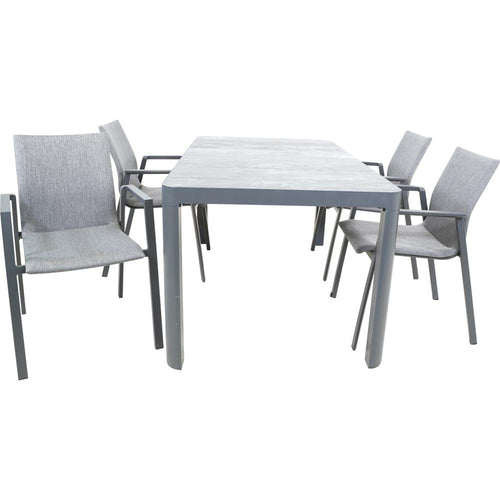 Lesli Living bistrostoel Fardau - antraciet - 55,5x60x83cm