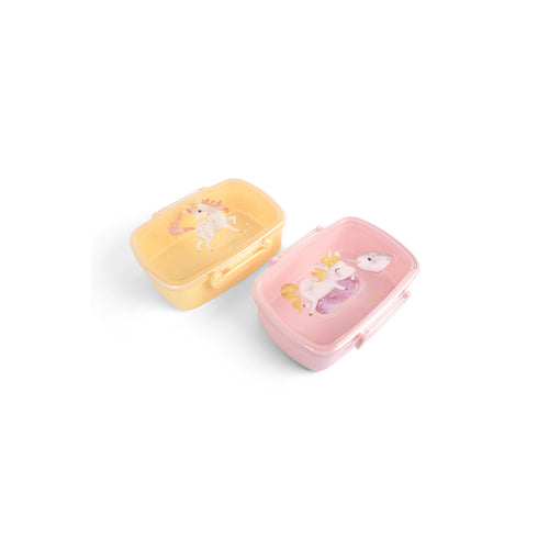FiliBabba Lunchbox 18 x 6 x 14 cm – Roze kunststof