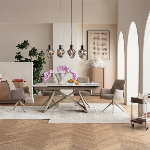 Kare Design Hanglamp Supernova 110cm zilver - vtwonen shop