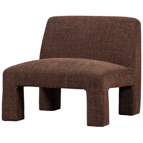 WOOOD fauteuil Lavid - Polyester - Chestnut - 73x74x84 - vtwonen shop