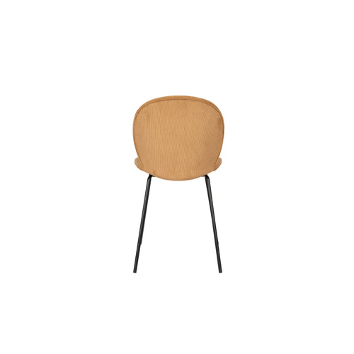 Zuiver Bonnet Eetkamerstoelen Okergeel - Set van 2