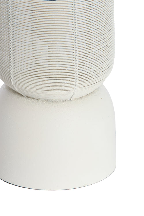 Light & Living tafellamp LEZUZA - Ø13.5x49.5cm - wit - vtwonen shop