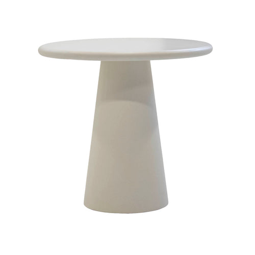 DÉJA Living Eettafel Brunn - Rond Beige Eco Composiet - 80cm - vtwonen shop
