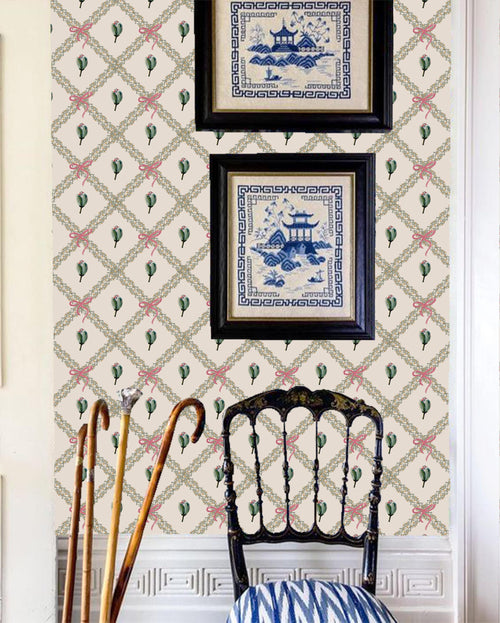 Catchii Behang Bowie Bow Tie groen