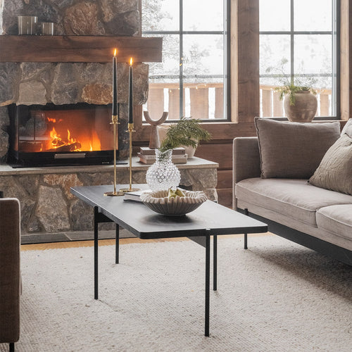 Rowico Home Shelton Houten Salontafel 145 cm - Zwart - vtwonen shop