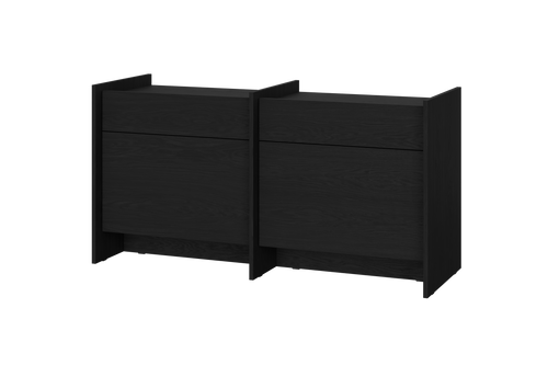 noo.ma HIDO Dressoir - Vulcano Black laminate