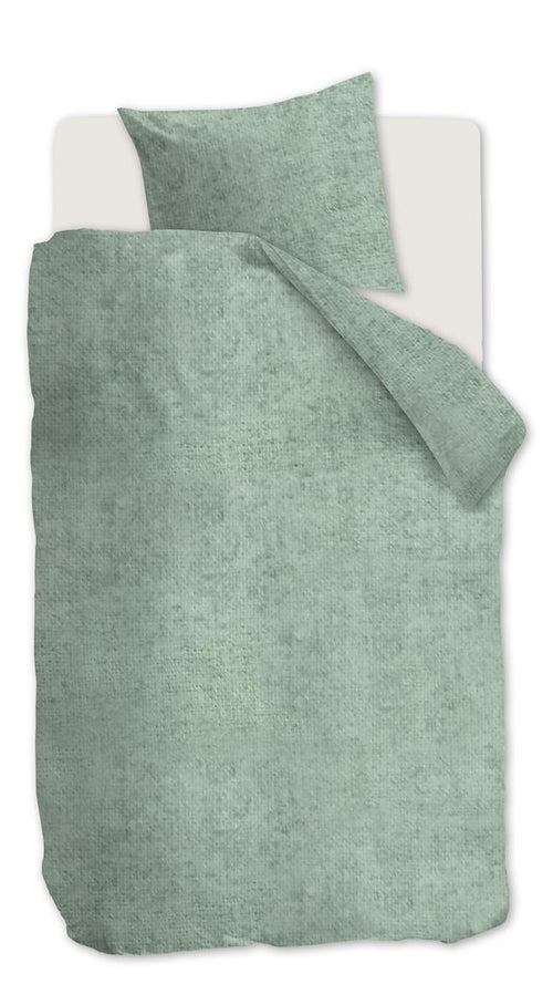 Beddinghouse Frost dekbedovertrek - Effen - Eenpersoons - 140x200/220 cm - Grijsgroen - vtwonen shop