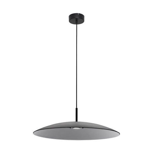 Nova Luce POLIFEMO Dome hanglamp voor plafond, rookgrijs/zandzwart, LED, 17W, 1360lm, 3000K