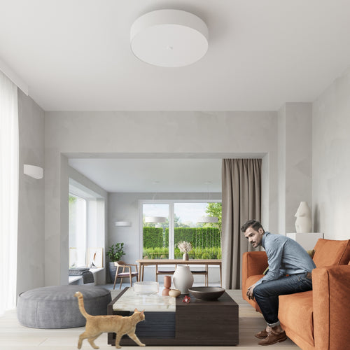 Sollux Lighting Kroonluchter SKALA 50 wit - 50x50x102cm