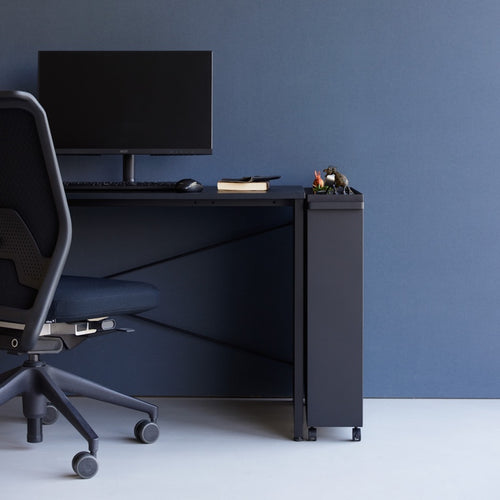 Yamazaki Boekenkast / Boekentrolley - Tower - Zwart - vtwonen shop