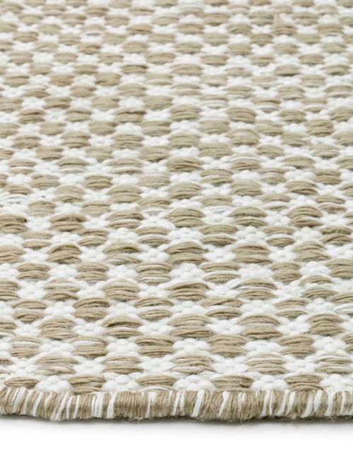 Vloerkleed MOMO Rugs Vaasa Camel White Rond 200 rond