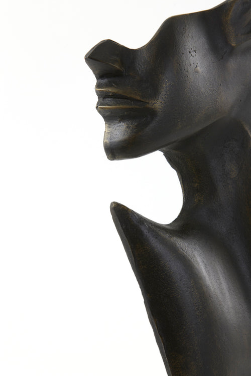 Light & Living ornament FACE - 23x11x45cm - brons