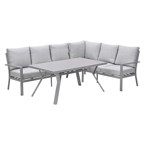 Garden Impressions lounge dining set Senja valley sand - 3-delig rechts - vtwonen shop