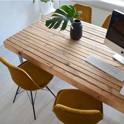 Kick kuipstoel Velvet - Goud - vtwonen shop