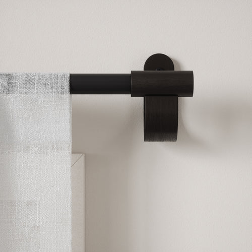 Umbra uitschuifbare gordijnroede Bellwood  - 107 x 9 x 11 cm - Matzwart