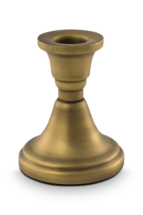 vtwonen - Kandelaars - Metaal - Goud - 7.5 en 17 cm - Set van 2