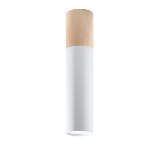 Sollux Lighting Plafondlamp PABLO wit - 6x6x30cm