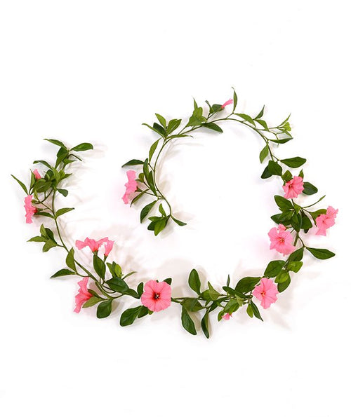 Maxifleur Petunia Guirlande deluxe kunsthanger 180cm - roze
