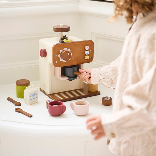 Petite Amélie Houten koffiemachine Noyer 17 dlg - vtwonen shop