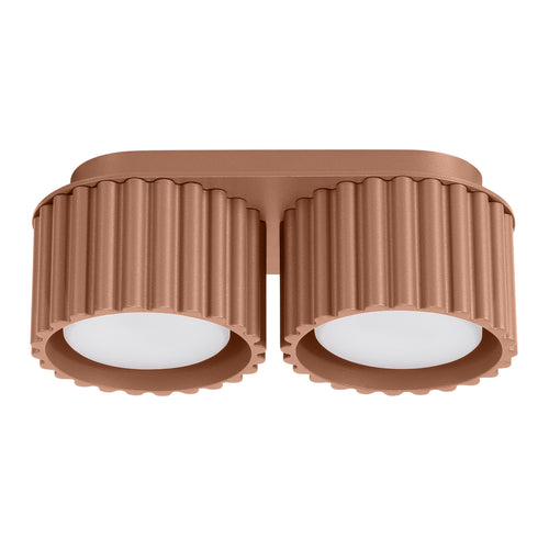 Sollux Lighting Plafondlamp AURA 2 mokka Gx53 - 21x10x12cm