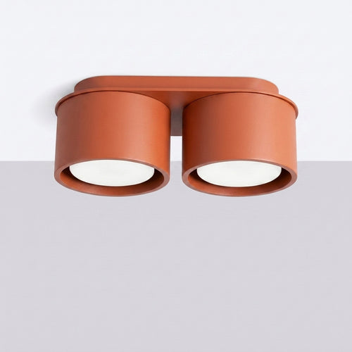 Sollux Lighting Plafondlamp MODO 2 rode oker Gx53 - 21x10x8cm