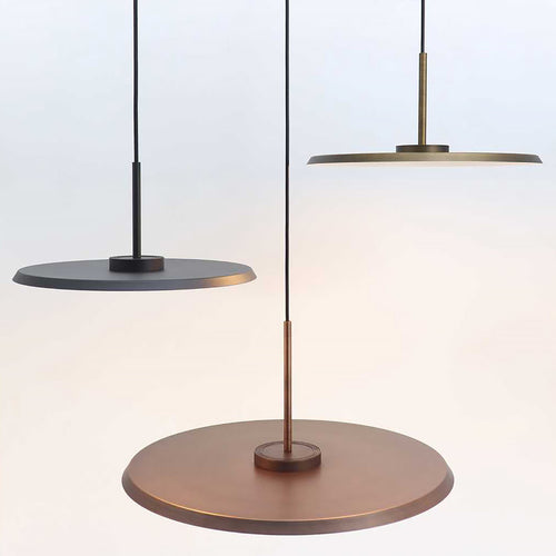 Artdelight hanglamp Osorno - 1 lichts - 35  x 143   cm - koper