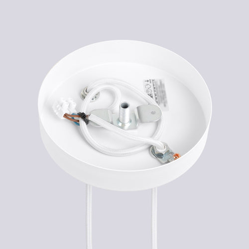 Sollux Lighting Hanglamp HALO 2P wit - 15x15x120cm
