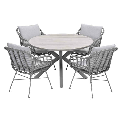 Garden Impressions tuinset Lucas - Tulli - valley sand - Ø122x75 cm - 5-delig - vtwonen shop