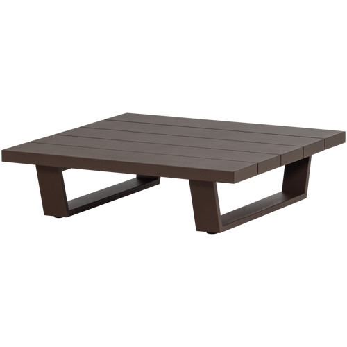 WOOOD salontafel tuin Bear - Aluminium - Bruin - 25x87x87