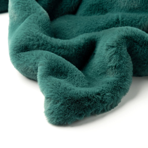 ZINZI - plaid 140x180 cm - bontlook - effen kleur - Bayberry - groen
