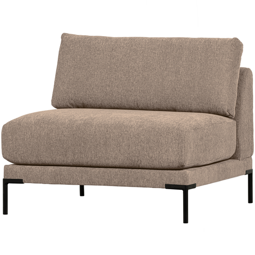 vtwonen loveseat bank element Couple - Polyester - Mud Melange - 89x100x100 - vtwonen shop
