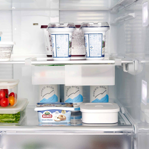 Yamazaki Tower Koelkast tray uitschuifbaar onder plank - Wit