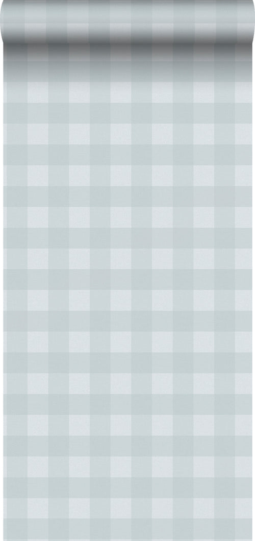 Sanders & Sanders behang ruiten lichtblauw - 53 cm x 10.05 m - 640684