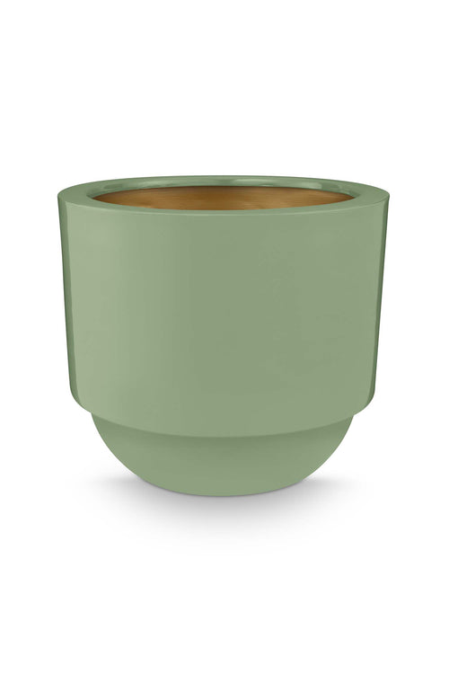 Pip Studio Bloempot Metaal Groen 40 x 40 x 35 cm