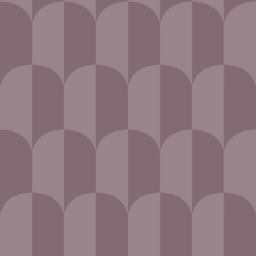 ESTAhome behang art deco bogen paars - 50 x 900 cm - 131234 - vtwonen shop