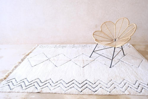 AFK Living vloerkleed Berber - handgemaakt - Wol - 80 cm x 240 cm