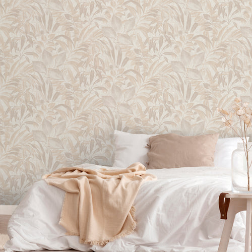 Sanders & Sanders behang bladeren beige - 53 cm x 10 m - 640229