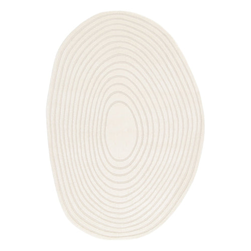 AFK Living vloerkleed Aeon - reliëfeffect - wit - 160 x 230 cm