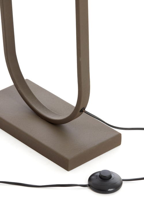 Light & Living vloerlamp JAMIRI - 30x15x142cm - bruin